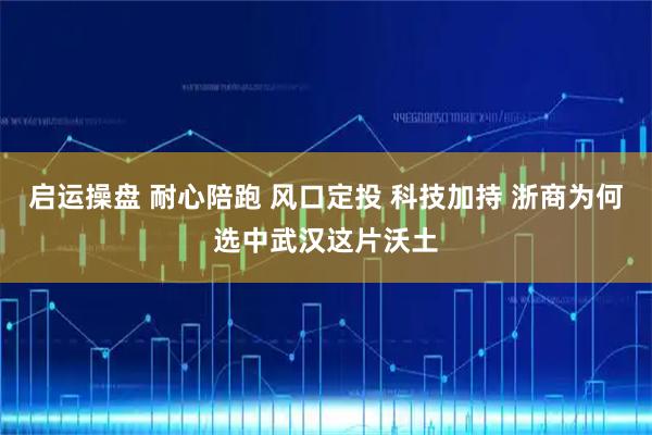 启运操盘 耐心陪跑 风口定投 科技加持 浙商为何选中武汉这片沃土